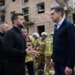 Британский министр вместе с Зеленским посетили Прилуки: Лондон пообещал Украине поддержку