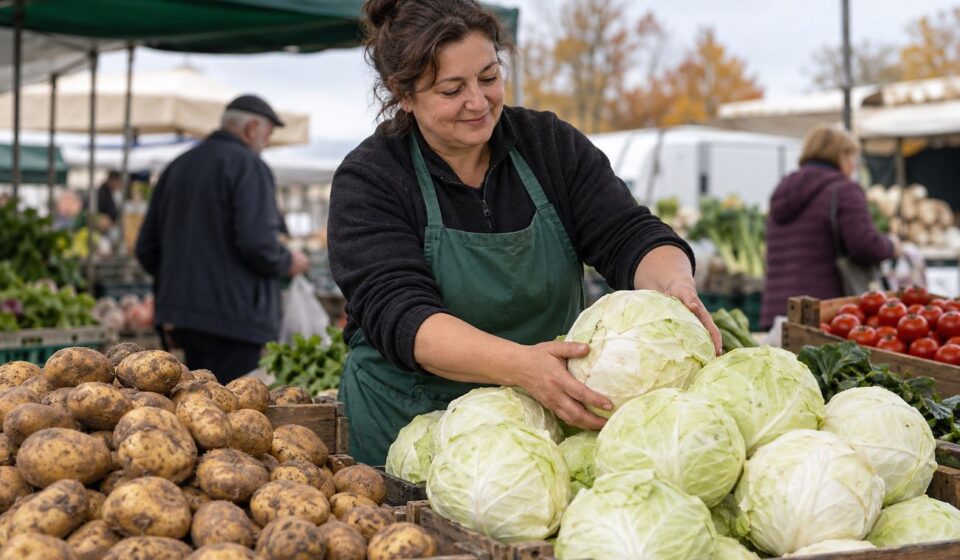 В Украине дешевеют капуста и картофель: какие цены на овощи и фрукты в октябре 2026 года