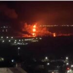 Большой нефтяной терминал РФ в Ростове сгорел после удара Украины